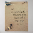 Search for footprints in the sand posters Quote