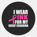 Search for great grandma stickers Cancer