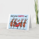 Search for dancing reindeer christmas cards Cartoon