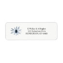 Search for simple floral return address labels Minimal