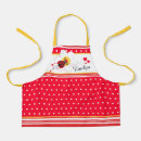 Search for red and yellow flowers aprons For kids