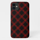 Search for red lines iphone cases Black