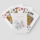 Search for wedding playing cards Botanical