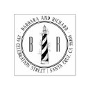 Search for lighthouse rubber stamps Return address