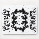 Search for black paint splatter mousepads Black and white