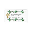 Search for irish shamrock return address labels Green