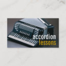 Search for accordion business cards Band