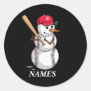 Search for baseball ball stickers Red