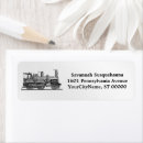 Search for engines return address labels Vintage