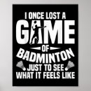 Search for badminton posters Funny