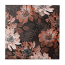Search for brown background tiles Flowers