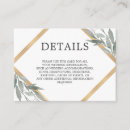 Search for gold foil wedding enclosure cards Botanical