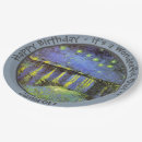 Search for starry night plates Birthday party