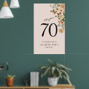 Search for 70th birthday posters Elegant