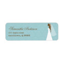 Search for silhouette wedding return address labels Bride