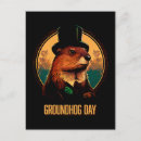 Search for groundhog day postcards February