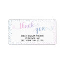 Search for thank you pink return address labels Baby shower