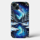 Search for night forest iphone cases Winter