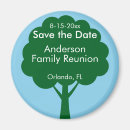 Search for family reunion save the date magnets Tree