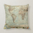 Search for vintage world globe cushions Old