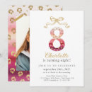 Search for pink leopard birthday invitations Animal