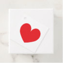 Search for valentines favour tags Red