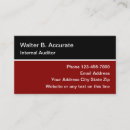 Search for auditor business cards Auditing