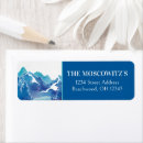 Search for mountain range return address labels Outdoors