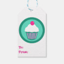 Search for cupcakes gift tags Teal