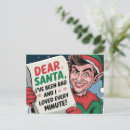 Search for naughty santa postcards Winter