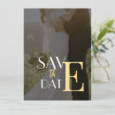 Search for 7x5 save the dates Black