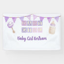 Search for purple baby shower banners Simple