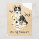 Search for husky dogs postcards Sled dog