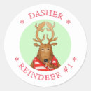 Search for dasher stickers Reindeer
