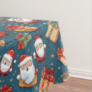 Search for christmas tablecloths Santa