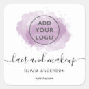 Search for purple white black stickers Script