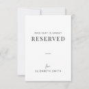 Search for reserved seating signs Simple