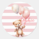 Search for bear round stickers Girl