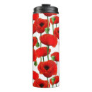 Search for red poppy flower mugs Floral pattern