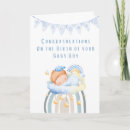 Search for on your baby congratulations cards It's a boy