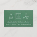Search for chemical business cards Teacher