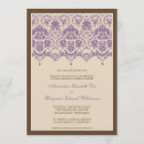 Search for lavender lace wedding invitations Trendy