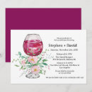Search for wine glass wedding invitations Modern