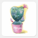 Search for blooming cactus stickers Pink