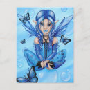 Search for blue fairy postcards Fantasy
