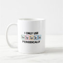 Search for funny chemistry coffee mugs Periodically