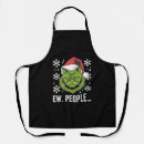 Search for funny cat aprons Santa