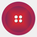 Search for cute button stickers Red