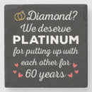 Search for 60th anniversary coasters Diamond