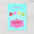 Search for candy store business cards Sweet shop